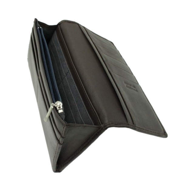 サイフ財布長財布束入れメンズ本革ブランドhiromichinakanoヒロミチナカノNo:6HN751カード入れスリムソフトゴートレザー化粧箱入りギフトプレゼントお祝い