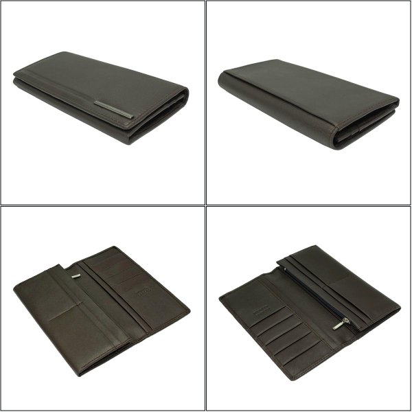 サイフ財布長財布束入れメンズ本革ブランドhiromichinakanoヒロミチナカノNo:6HN751カード入れスリムソフトゴートレザー化粧箱入りギフトプレゼントお祝い