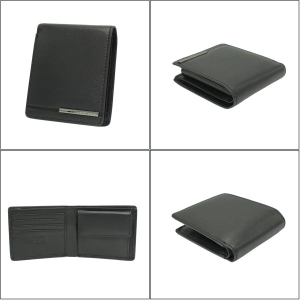 サイフ財布2つ折り札入れメンズ本革ブランドhiromichinakanoヒロミチナカノNo:6HN752小銭入れスリムソフトゴートレザー化粧箱入りギフトプレゼントお祝い