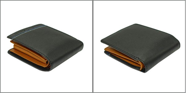 サイフ財布2つ折りスケルトンベロ付き札入れメンズ牛革ブランドBEVERLYHILLSPOLOCLUBNo:61B403カード小銭入れサイドステッチ化粧箱入りギフトプレゼントお祝い