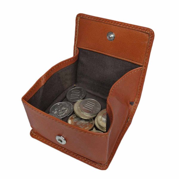 小銭入れコインケースBOX型メンズ本牛革ブランドU.Prenoma61R677出し入れし易いソフトレザー化粧箱入りギフトプレゼントお祝い