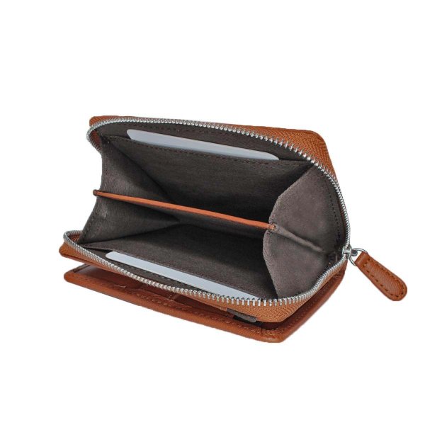 サイフ二つ折り深札入れ財布本革ブランドLee[リー]LES-4山羊革ゴートレザーウォレットラウンドファスナー大きな小銭入れカードポケットギフトプレゼント