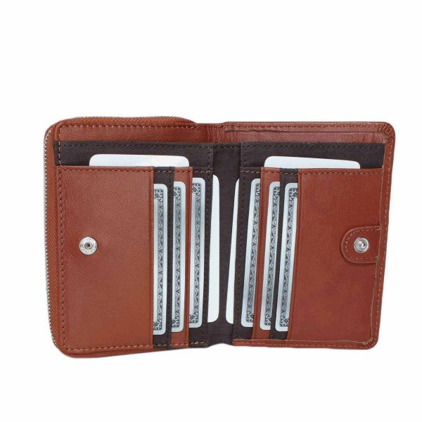 サイフ二つ折り深札入れ財布本革ブランドLee[リー]LES-4山羊革ゴートレザーウォレットラウンドファスナー大きな小銭入れカードポケットギフトプレゼント