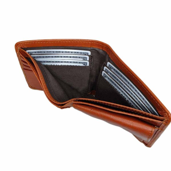 サイフ二つ折り財布本革ブランドLee[リー]LES-2山羊革ゴートレザーカードポケット小銭入れ付きレザーウォレットギフトプレゼント