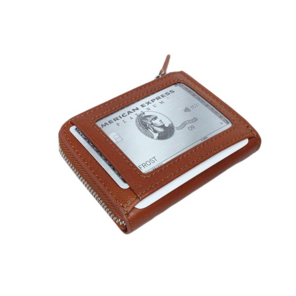 サイフパスケース付き小銭入れ本革ブランドLee[リー]LES-3ゴートレザー山羊革L字ファスナー式財布ギフトプレゼント