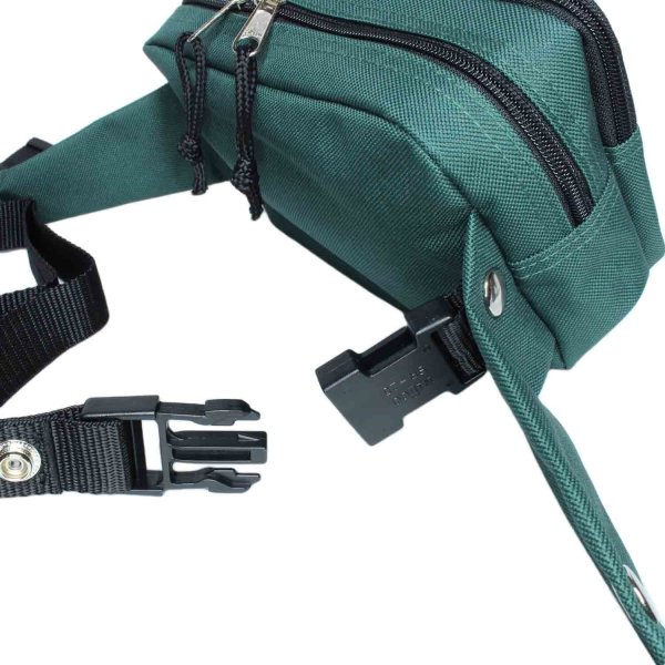 ウエストポーチ角型バッグ盗難防止二重ロック構造ブランドAVALONアバロン7002本体2室前ポケット付き集金旅行お出掛けお散歩